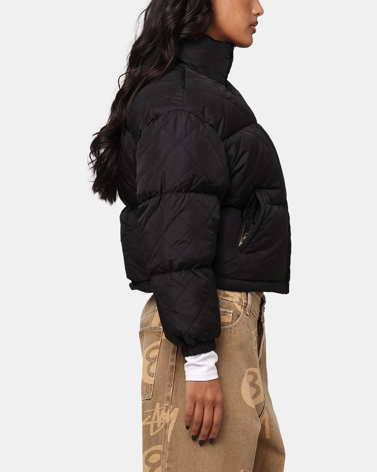 Infatuation Soft Texture Dickies Women's Lamkin Puffer Jacket Black
