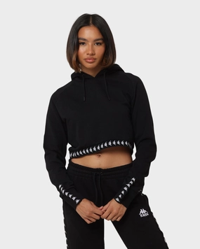 Kappa Women's 222 Banda Vanity Jacket Black/White TailoredSilhouette Timeless Form