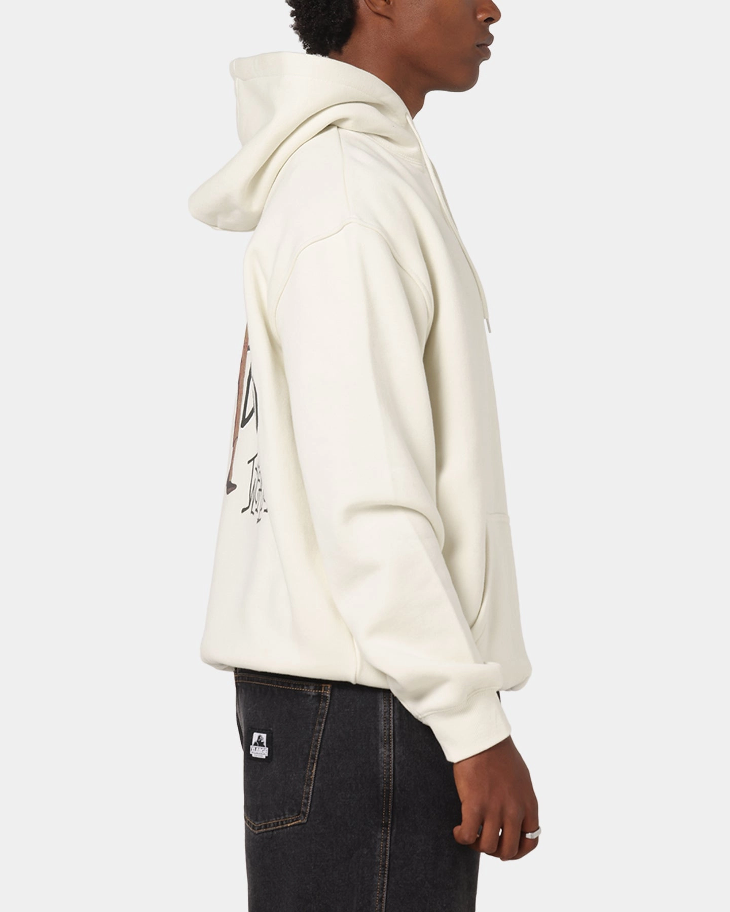 S Double Choose Your Weapon Hoodie Washed White Resilient color scheme