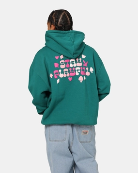 Collectible Playboy Stay Playful Hoodie Forest Green