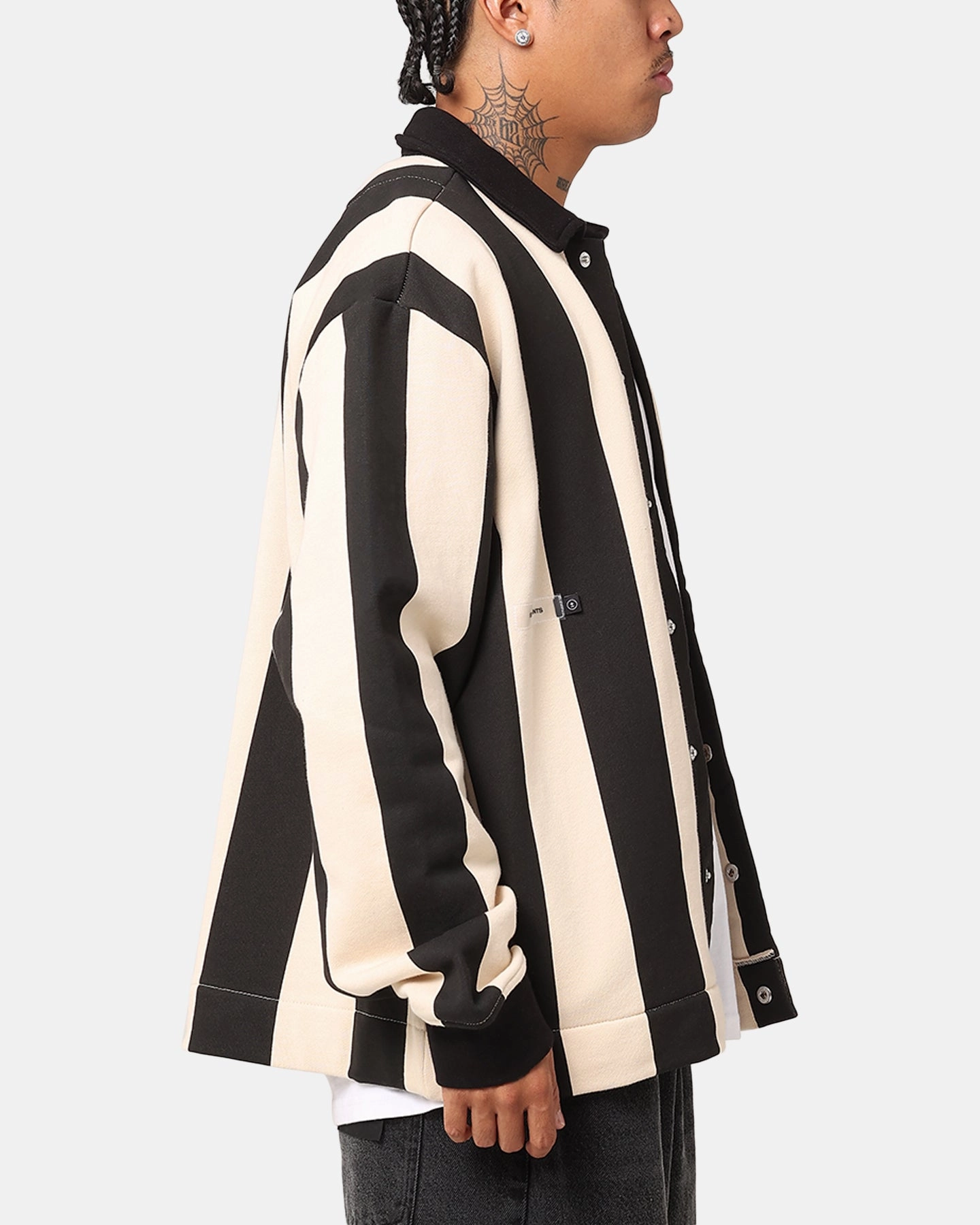 Students Golf Remington Stripes Jacket Black Inspire