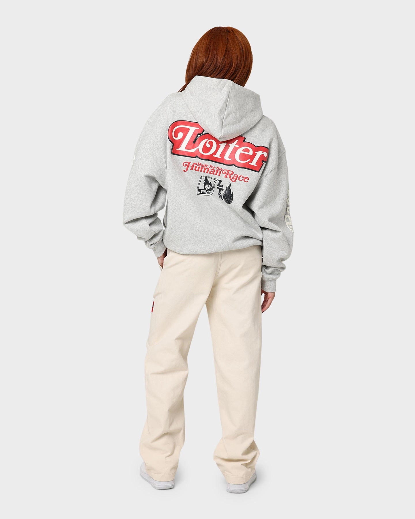 Loiter Carter Premium Hoodie Grey Warm Layer Father's Day