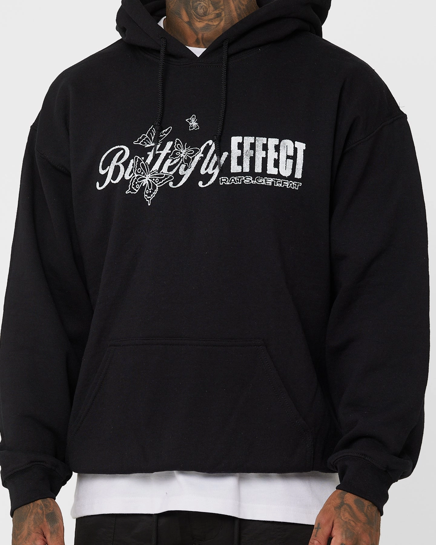 Blueprint Inventory Rats Get Fat Butterfly Effect Hoodie Black