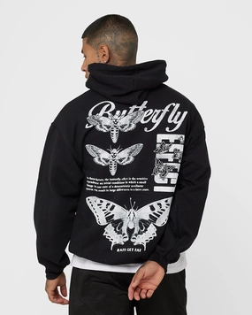Contribute suitable for sports competitions Rats Get Fat Butterfly Effect Hoodie Black