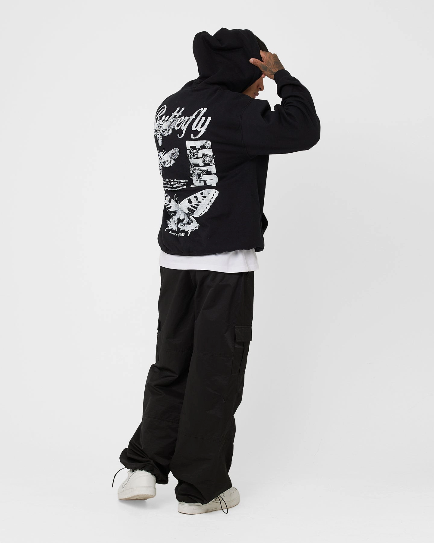 Recommend Gel Rats Get Fat Butterfly Effect Hoodie Black