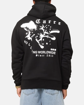 Carre Dice Club Hoodie Black Trail Function Sleek Outerwear