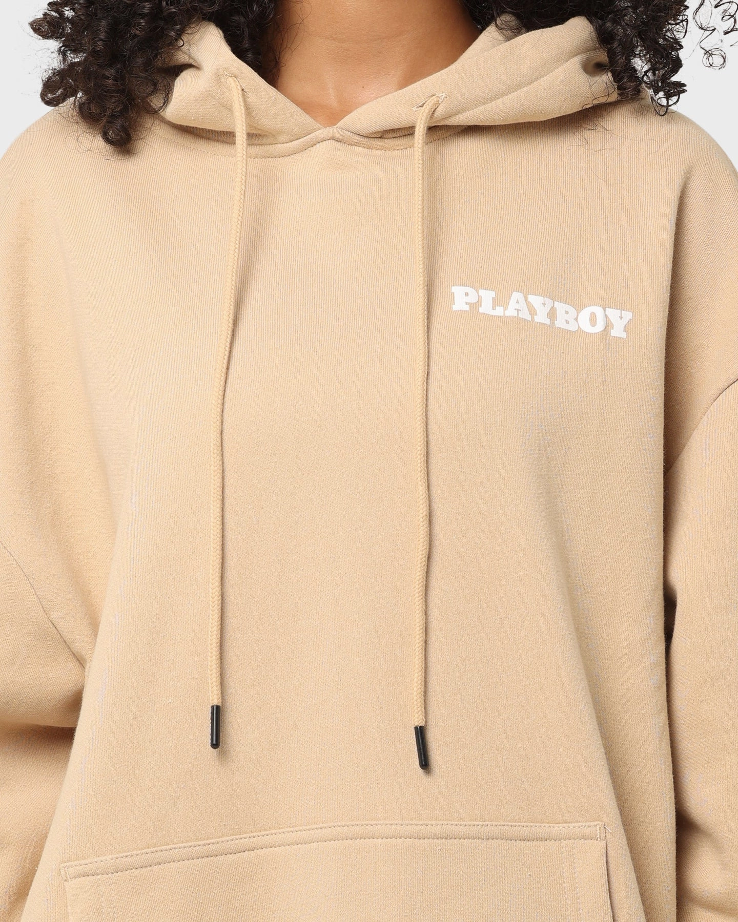 Playboy Stack Blend Hoodie Tan Danger