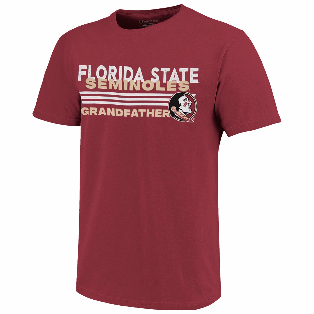 Image One Men's Florida State Seminoles Grandfather Design Short Sleeve T-shirt - Garnet Timeless casual wear