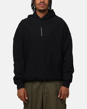 The Anti Order Process Boxy Hoodie Black Rugged Look