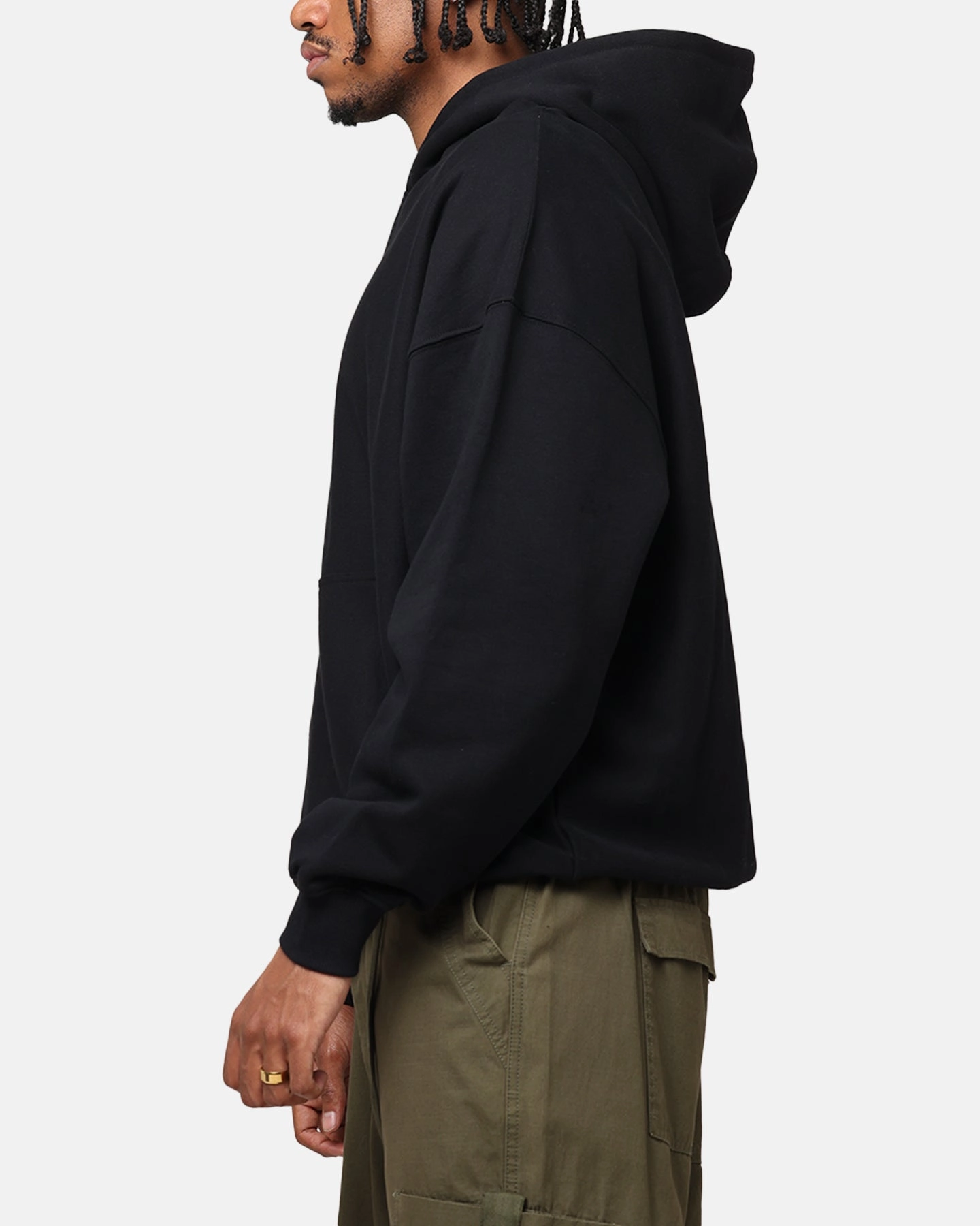 The Anti Order Process Boxy Hoodie Black Winter Ready