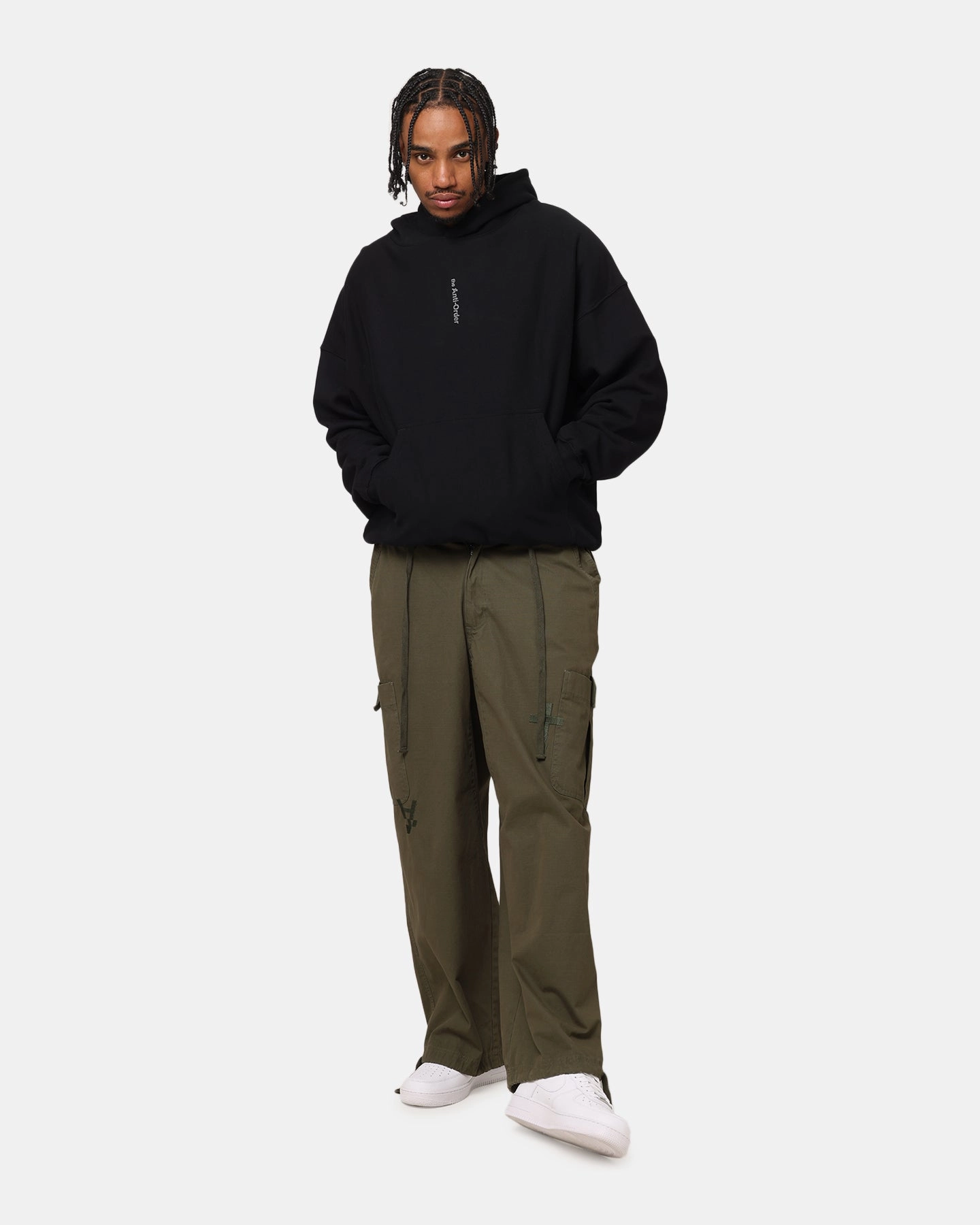 Odor Resistant Fabric dancers The Anti Order Process Boxy Hoodie Black