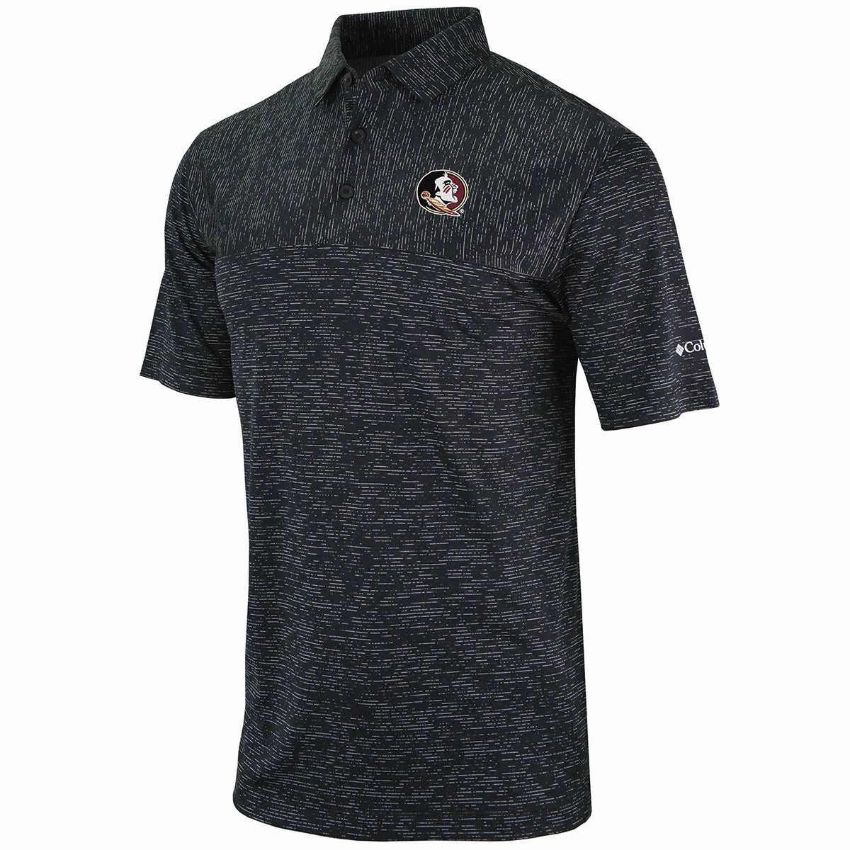 Versatile Piece Columbia Men's Seminole Logo Heading Out Performance Polo - Black