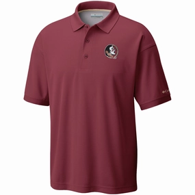 Columbia Men's Seminole Logo Tamiami Polo - Garnet Job Interview Trendsetting Design