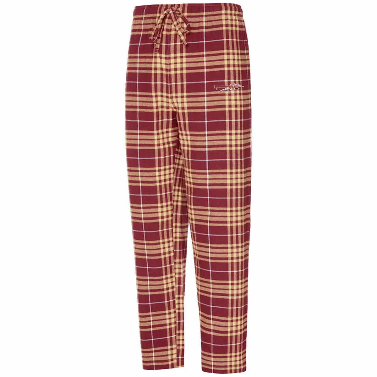 Comcept Sports Men's Florida State Seminoles/Spear Logo T-shirt and Flannel Pant Sleep Set - Garnet/Gold Functional Side Gussets