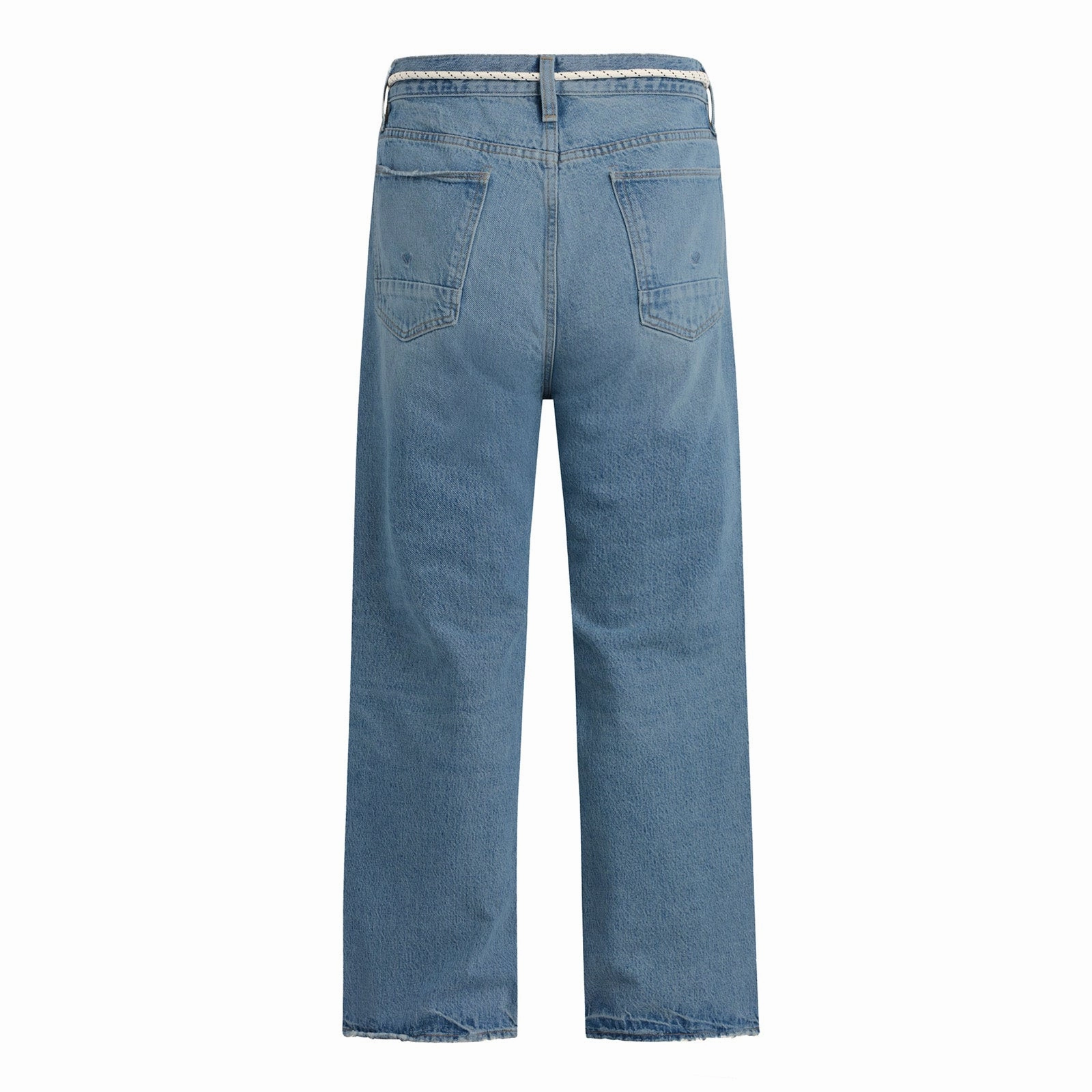 Hudson Luca Wide Leg Denim  'Bleached' Non Bulk