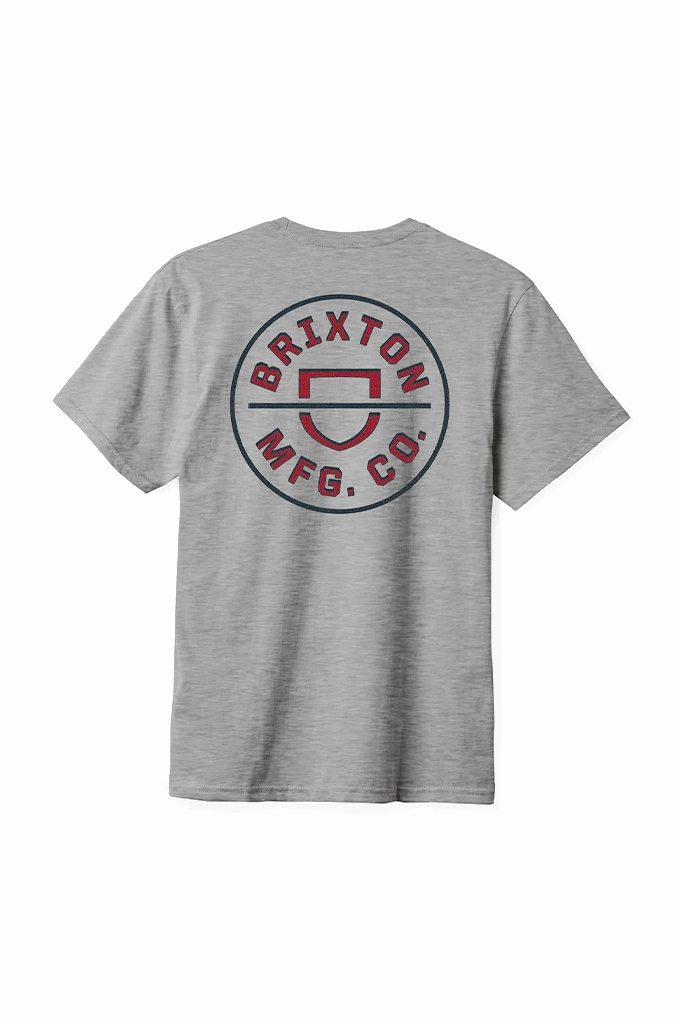 NoSideSeams Anti Static Finish Brixton Crest II Standard Tee