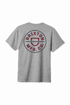 NoSideSeams Anti Static Finish Brixton Crest II Standard Tee