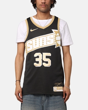 Nike Kevin Durant Phoenix Suns Dri-FIT 2024 Select Series Jersey Black/Gold Vented Back Panel Customizable Fit System