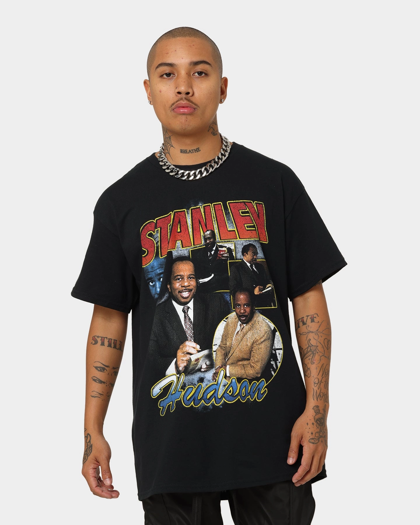Wool combination American Thrift X The Office Stanley Hudson Vintage T-Shirt Black