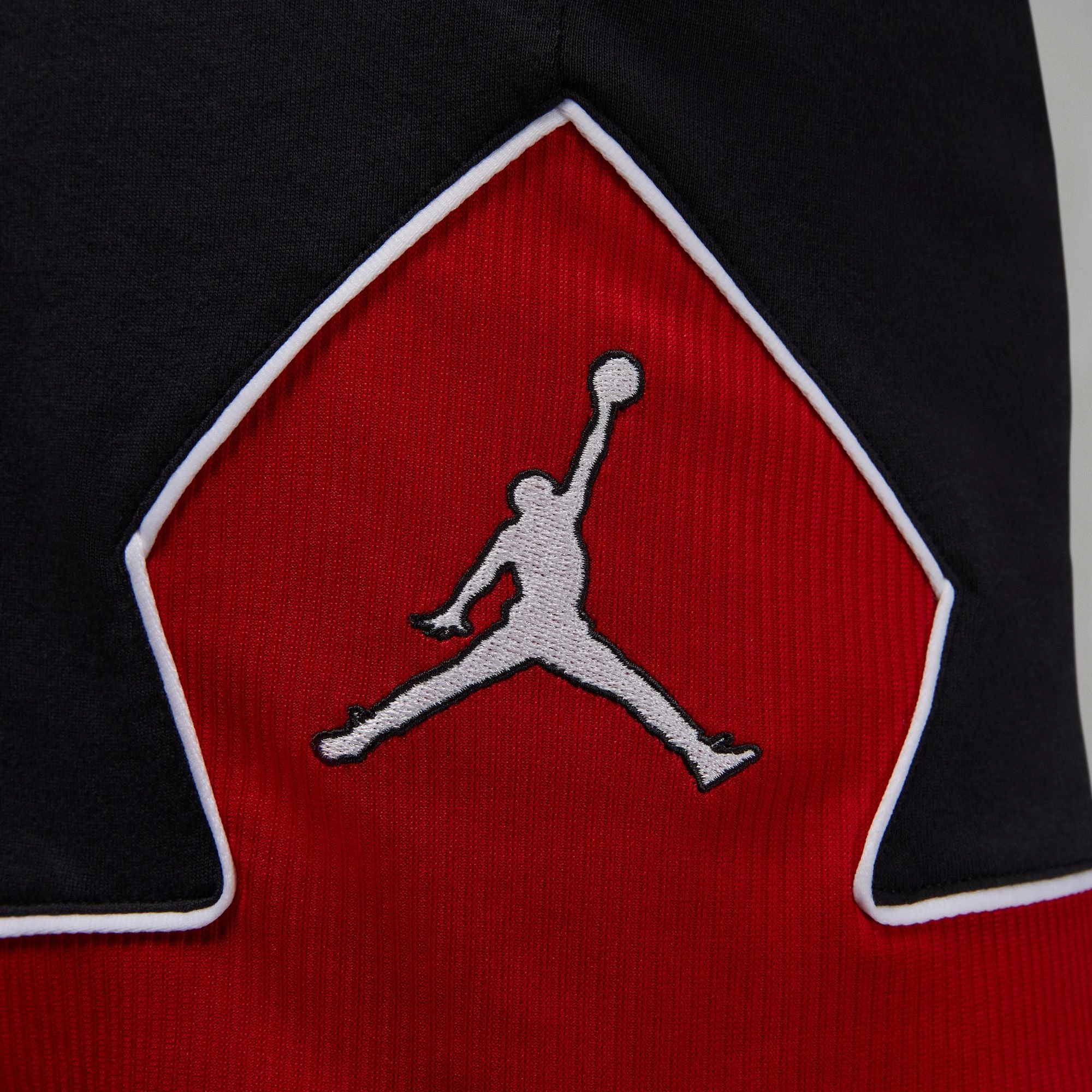 Womens Jordan Diamond Shorts 'Black/Red' Non Irritating Tags Chic Comfort