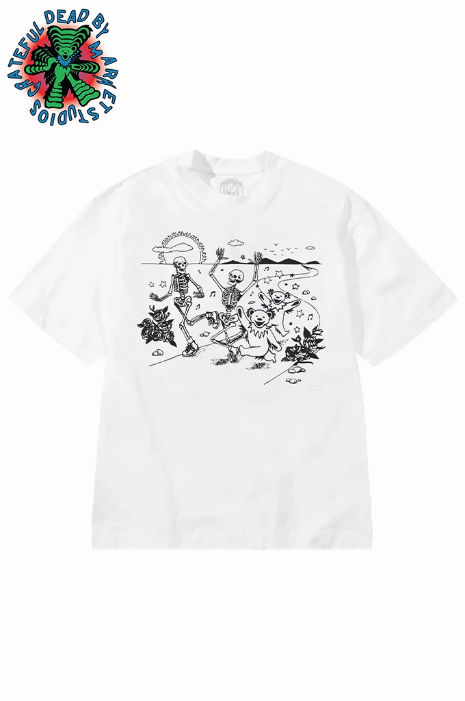Anti Perspiration Lining LayeredHemDetails Market Studios X Grateful Dead Golden Road UV Tee