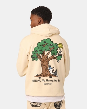 Market Just Do Nothing Hoodie Ecru Luxury Custom