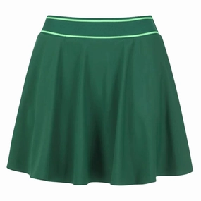 WAAC Jersey Flare Golf Skort Green - SP25 Women Cozy Vibes Contemporary Brand