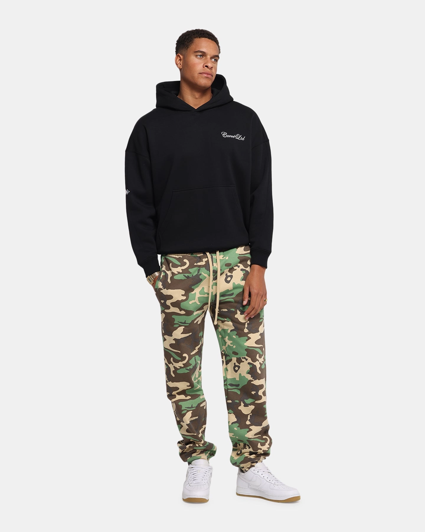 Carr?? Blanc Sweatpants Woodland Camo Water Resistant Finish