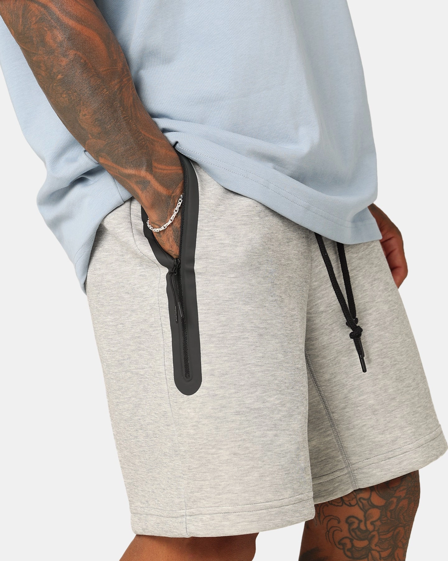 summer breeze Nike Tech Fleece Shorts Dark Grey Heather