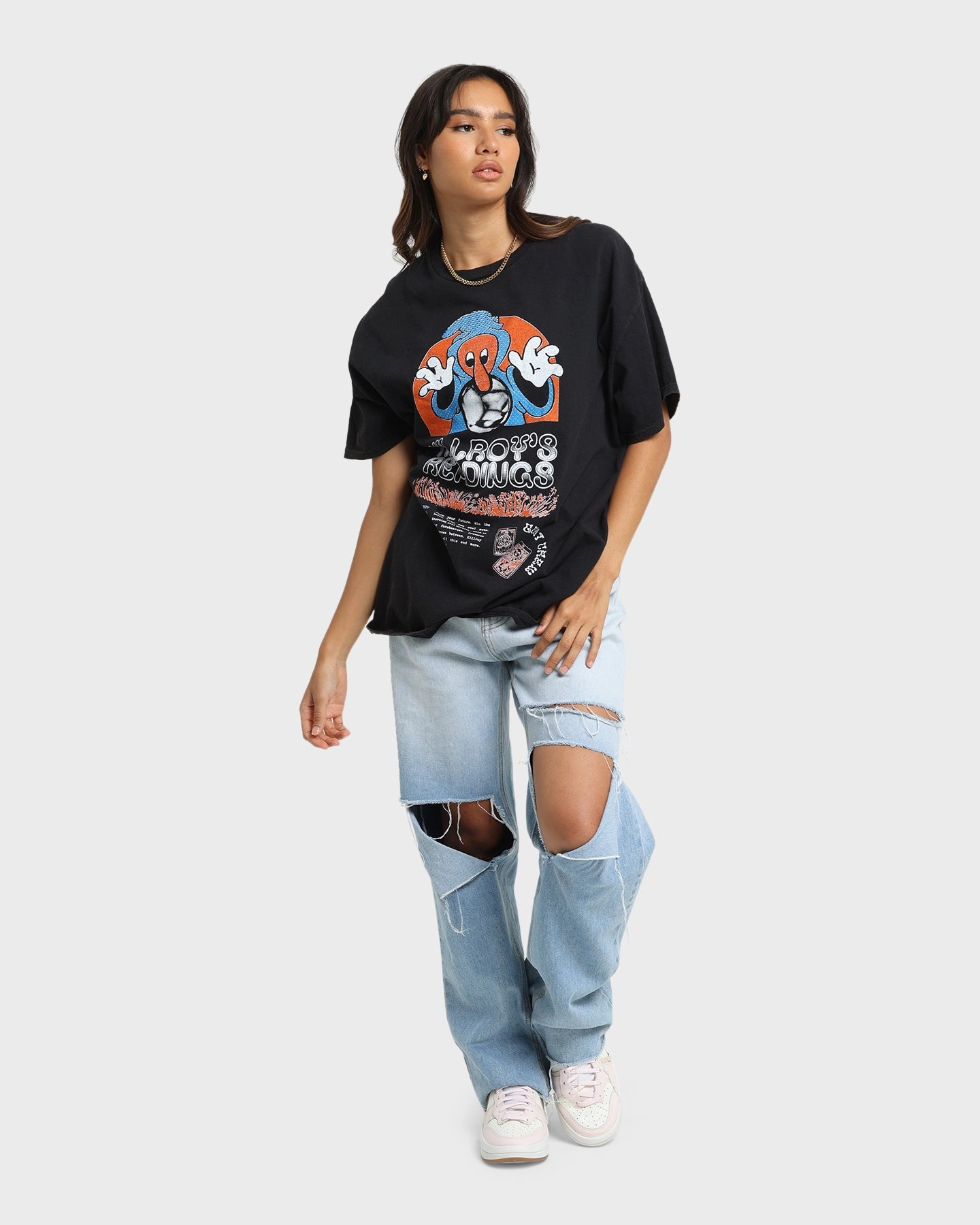 Goat Crew Killroy's Readings Vintage T-Shirt Black Wash quick dry