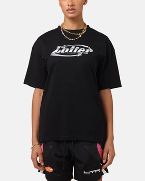 Loiter Chrome Logo T-Shirt Black Comfy Wear Travel Trend Look