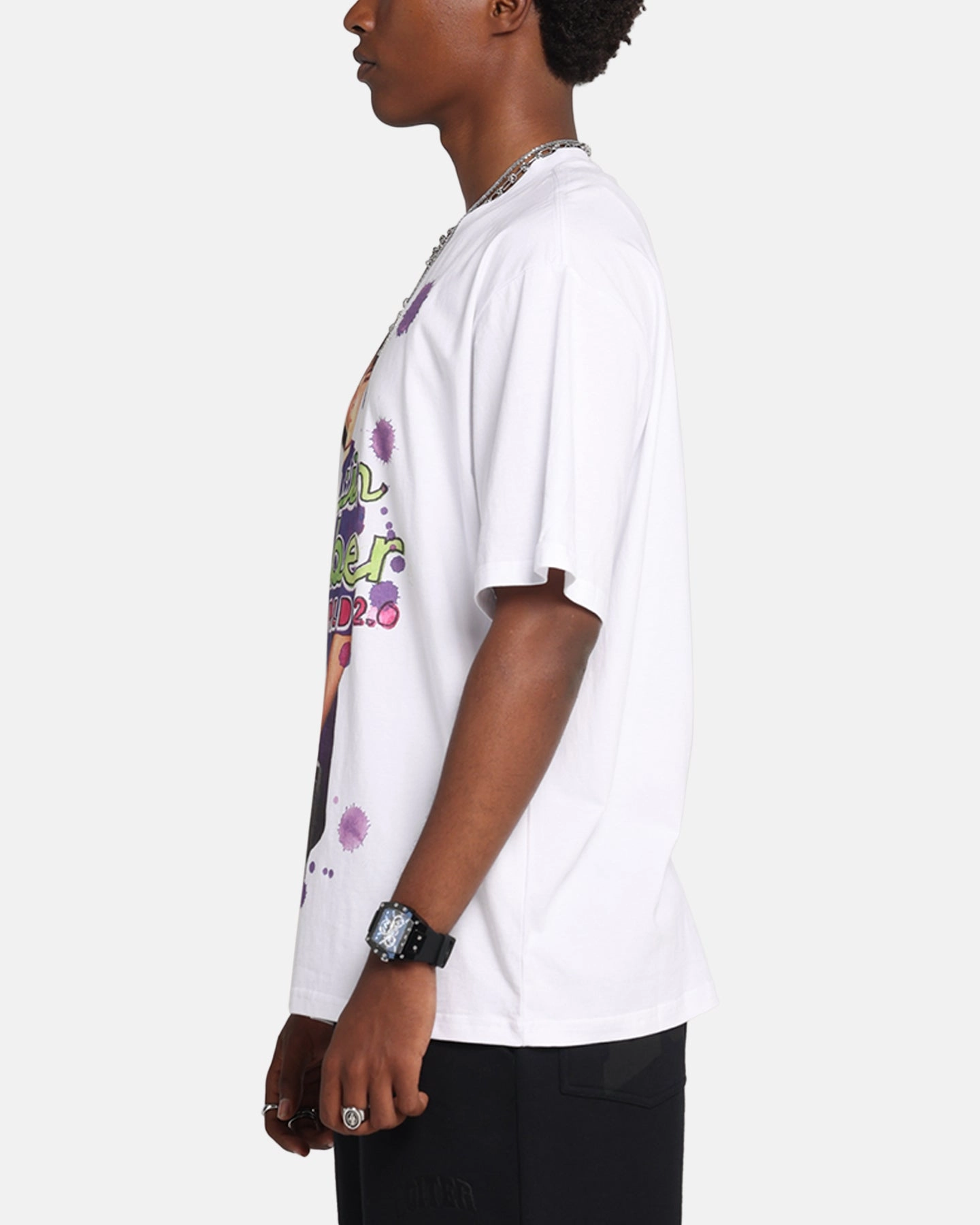 Justin Bieber My World T-Shirt White Flexible Wear Fashionable Piece