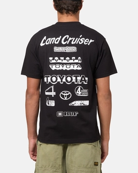 Circular Knit Construction All-day Comfort Huf X Toyota Rosetta T-Shirt Black