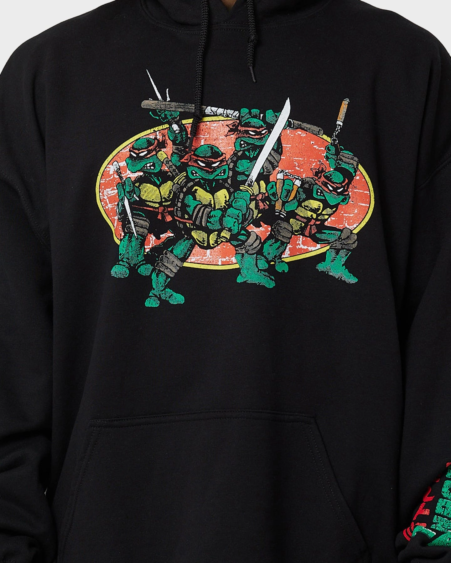American Thrift X Teenage Mutant Ninja Turtles OG Ninja Turtle Hoodie Black painters Formula