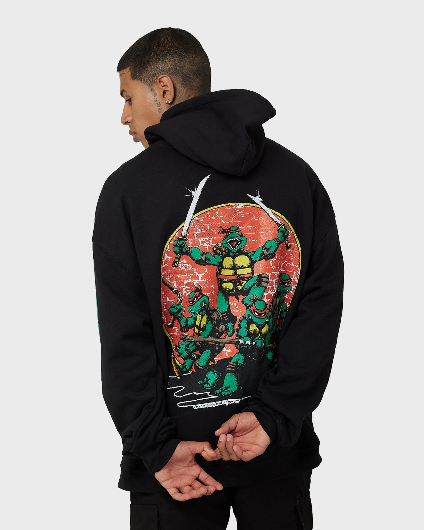 leggings American Thrift X Teenage Mutant Ninja Turtles OG Ninja Turtle Hoodie Black