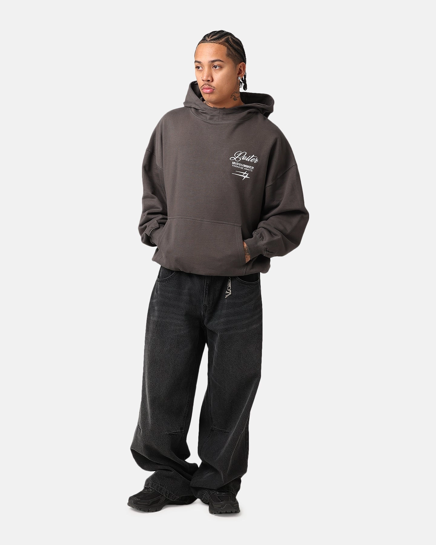 Loiter Alter Hoodie Charcoal professionals