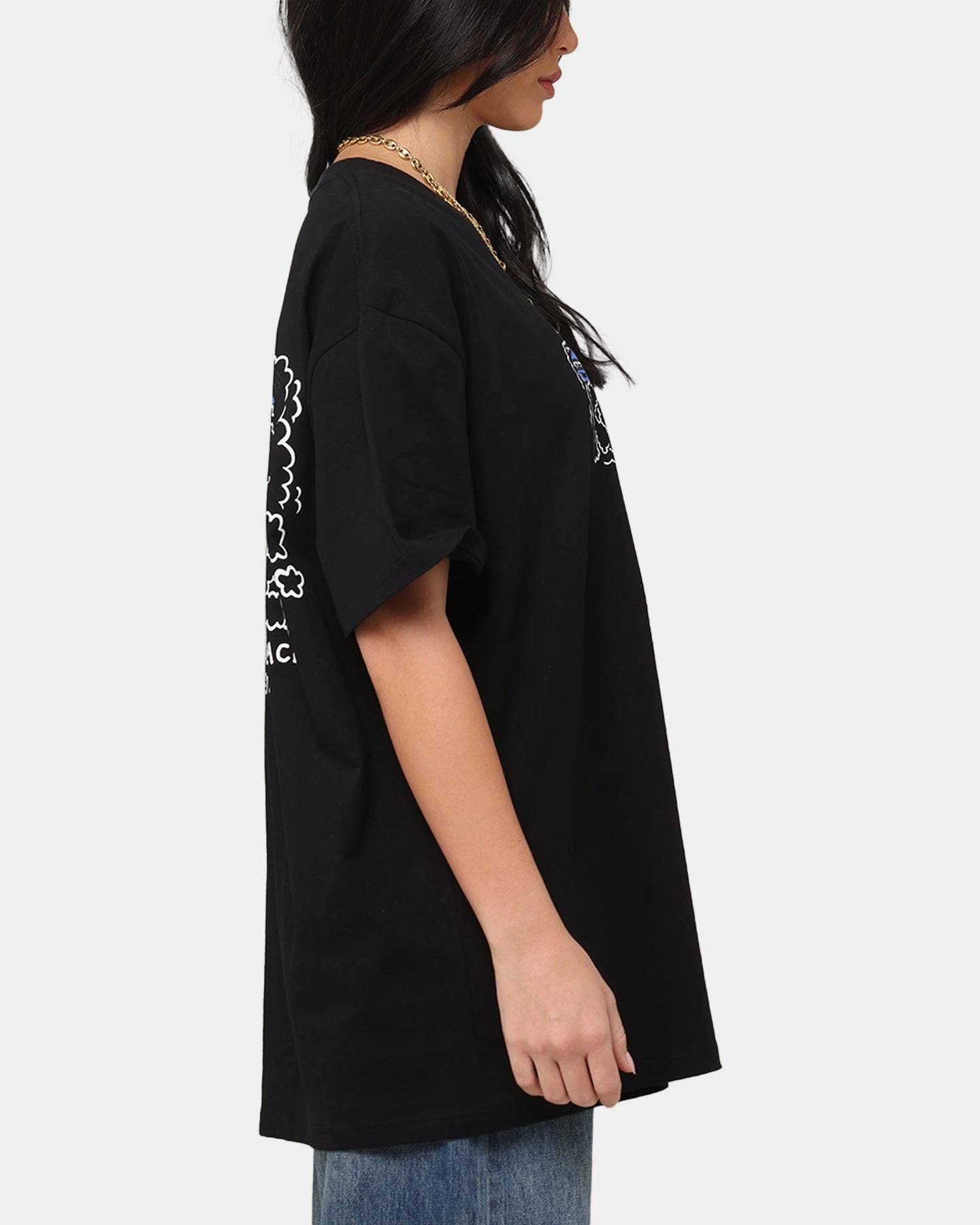 Key Street X FRKO Burner T-Shirt Black Ethically Sourced Material Sweat Absorbent