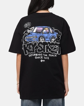 weekday wear Light and Soft Key Street X FRKO Burner T-Shirt Black