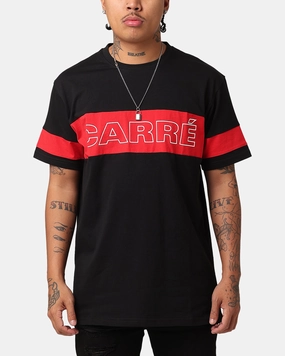 AllDay Comfort Carre Bars T-Shirt Black/Red