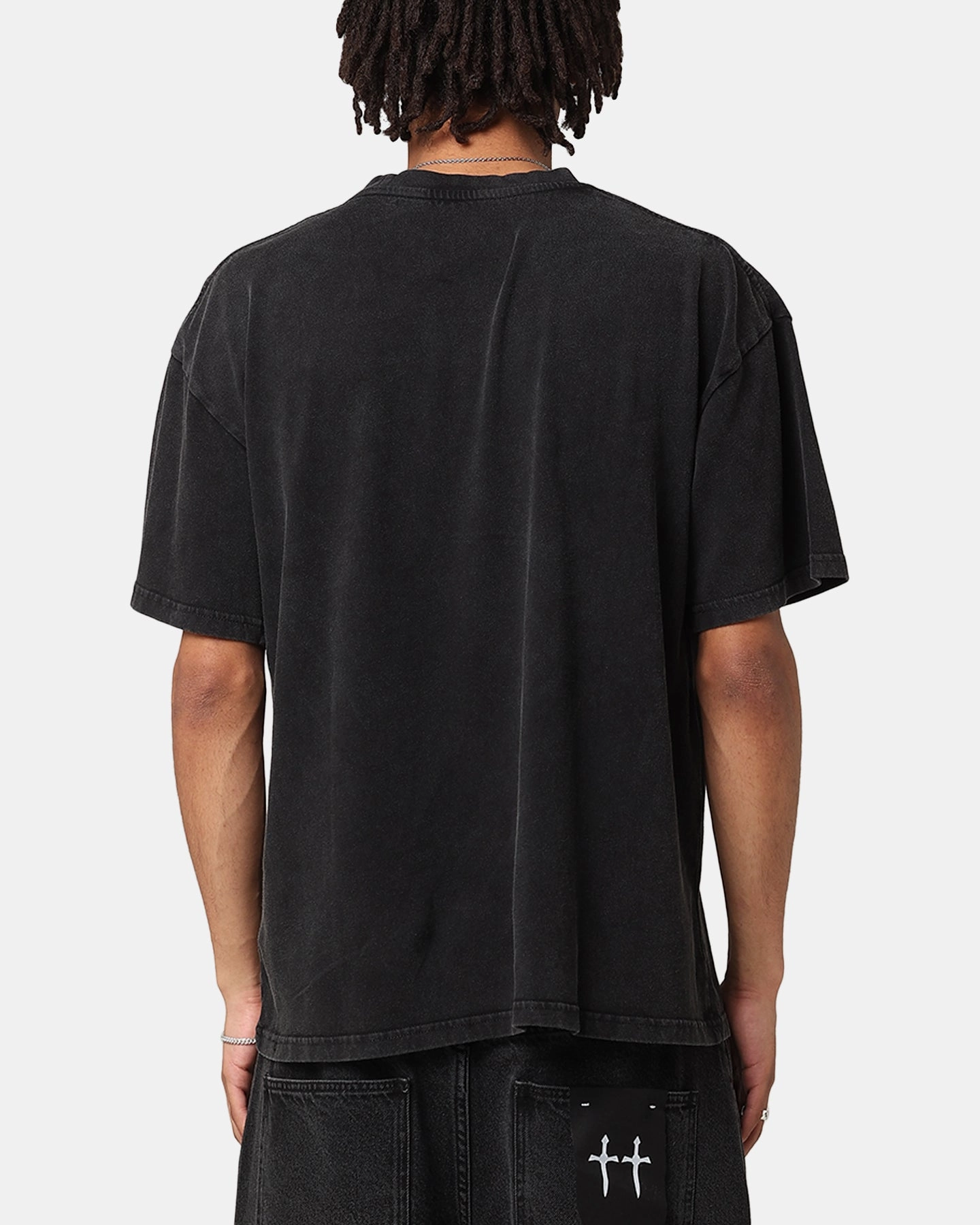 Goat Crew X House Of The Dragons Fire Vintage T-Shirt Black Acidwash Fun and Relaxed Essential Casual