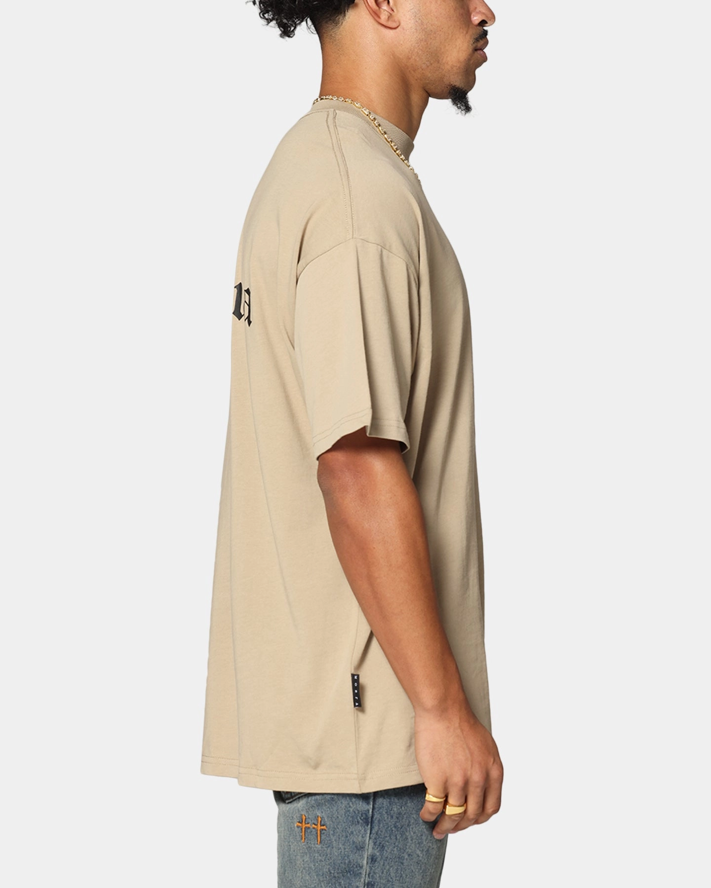 Comfy Look Saint Morta Heritage Boxy T-Shirt Stone
