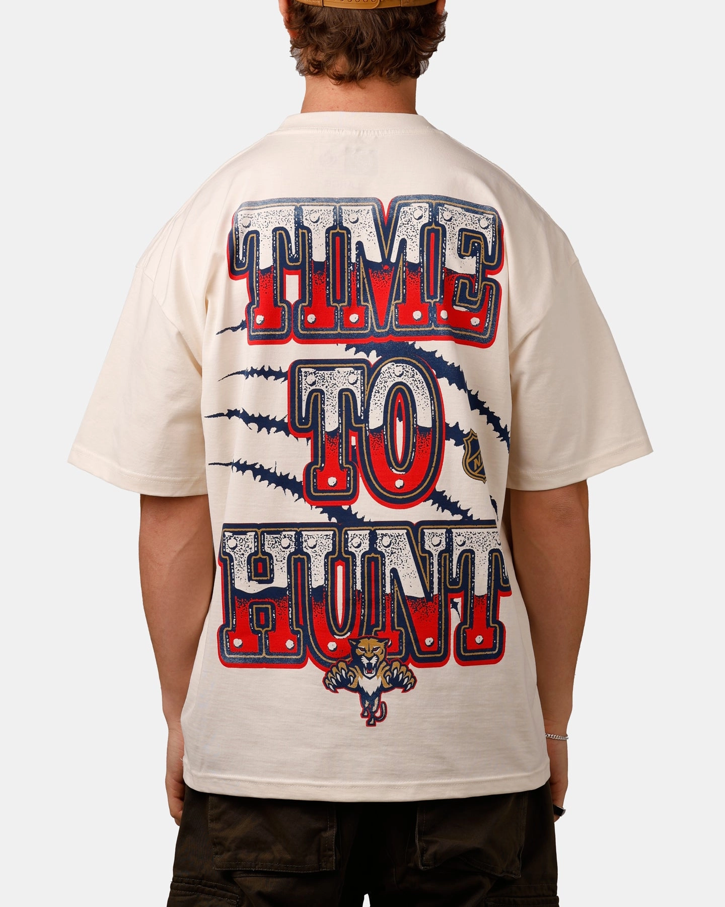 Culture Kings Florida Panthers Vintage T-Shirt Off White Cozy Wear Sleeveless