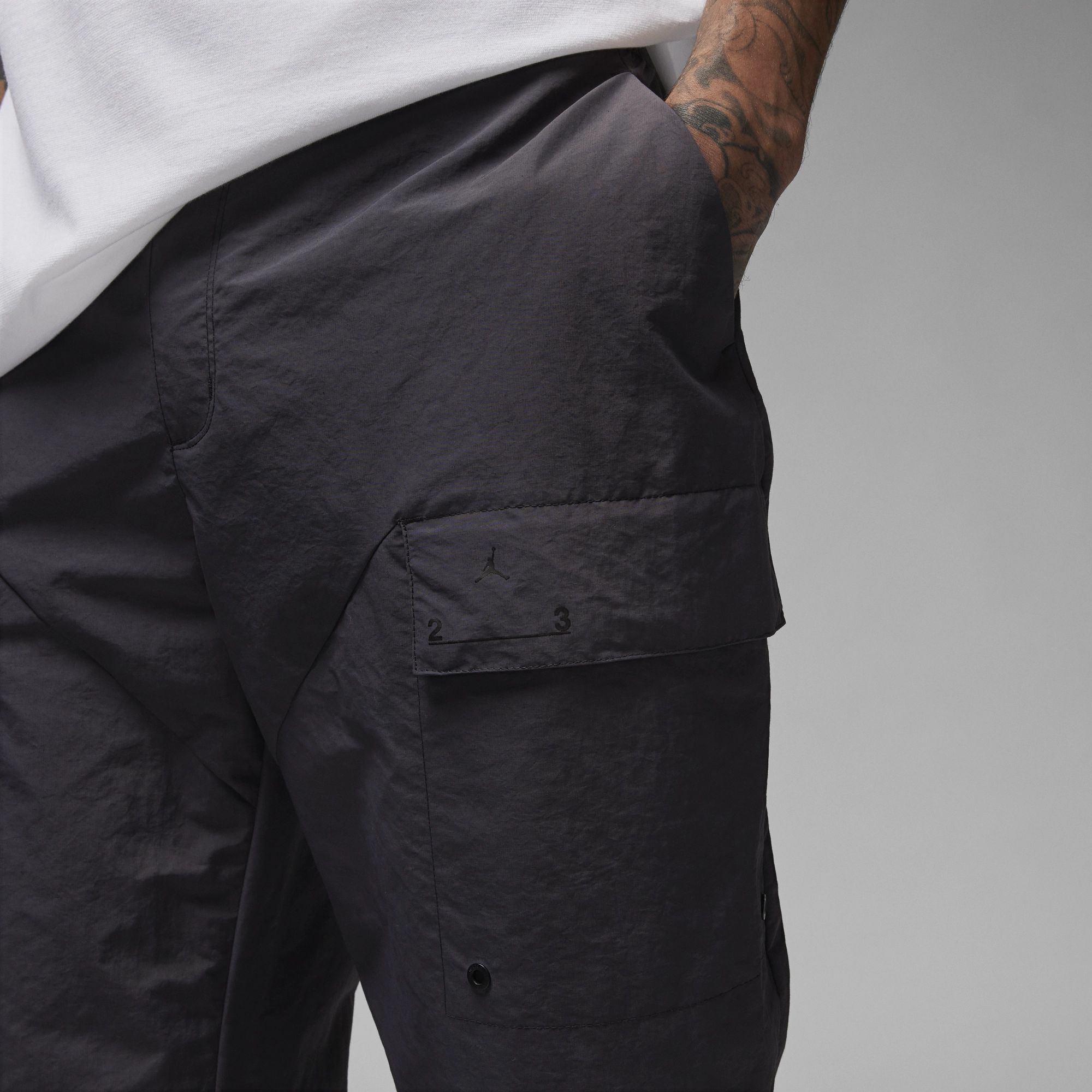 Classic Look Chilly Day Wear Jordan 23 Engineered Pants 'Dark Shadow'
