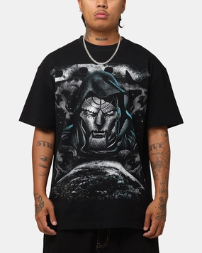 Goat Crew Marvel Doctor Doom No Rivals Heavy T-Shirt Black Relaxed Wear