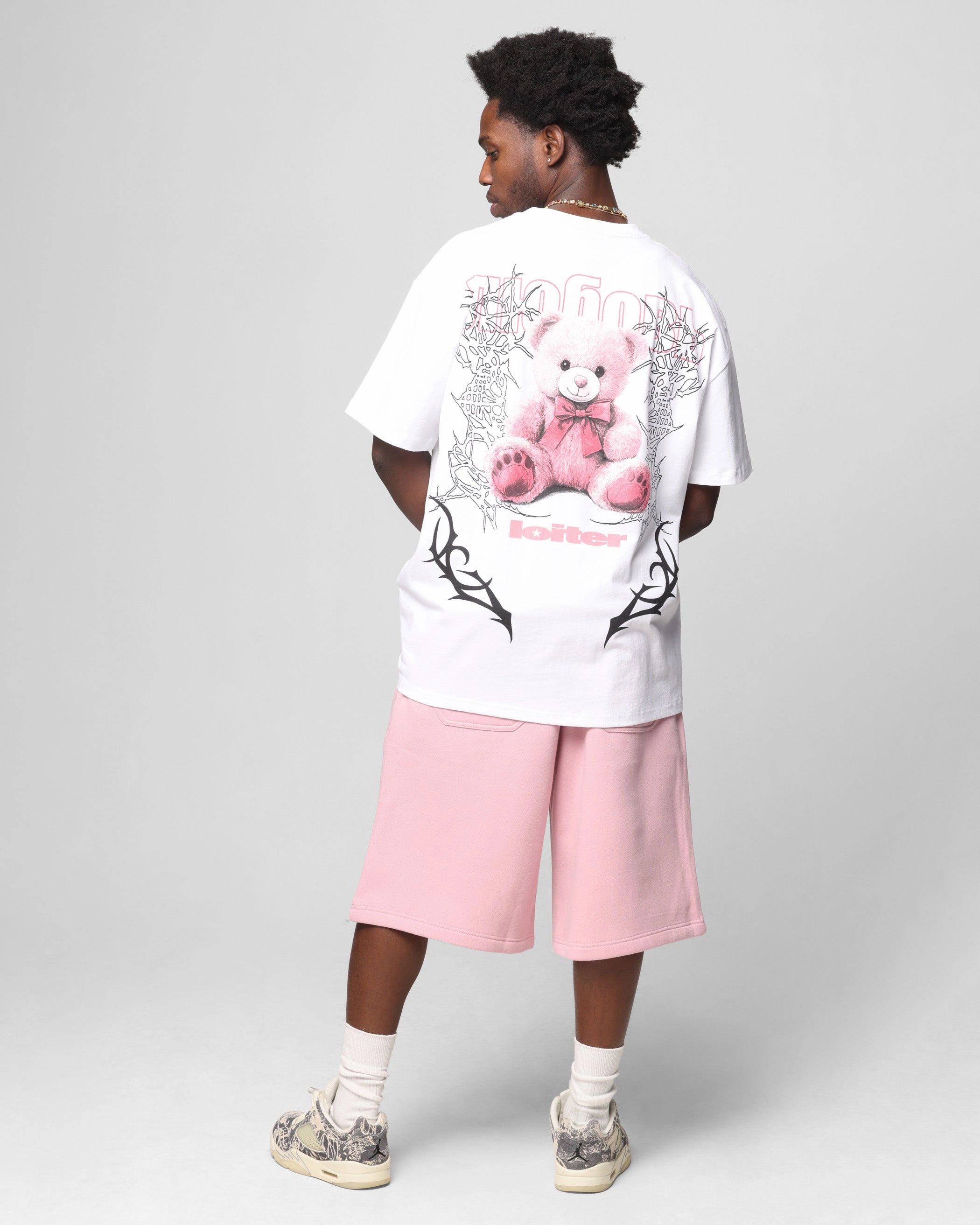 Loiter Care T-Shirt White Comfortable Layering Perfectly Fit