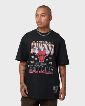 Mitchell & Ness Chicago Bulls Vintage Champ Tee Black Ultimate Comfort Sporty Design