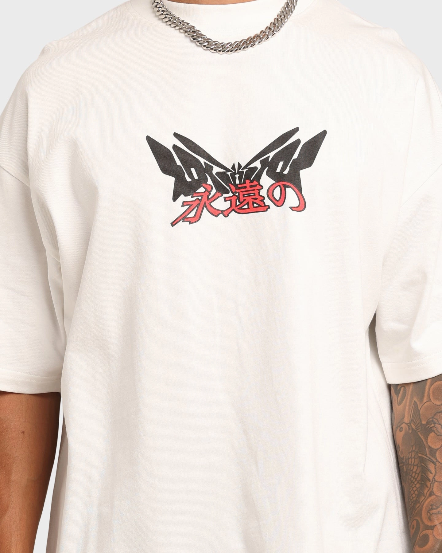 Loiter Eternal Vintage T-Shirt Off White Basic Piece warm weather