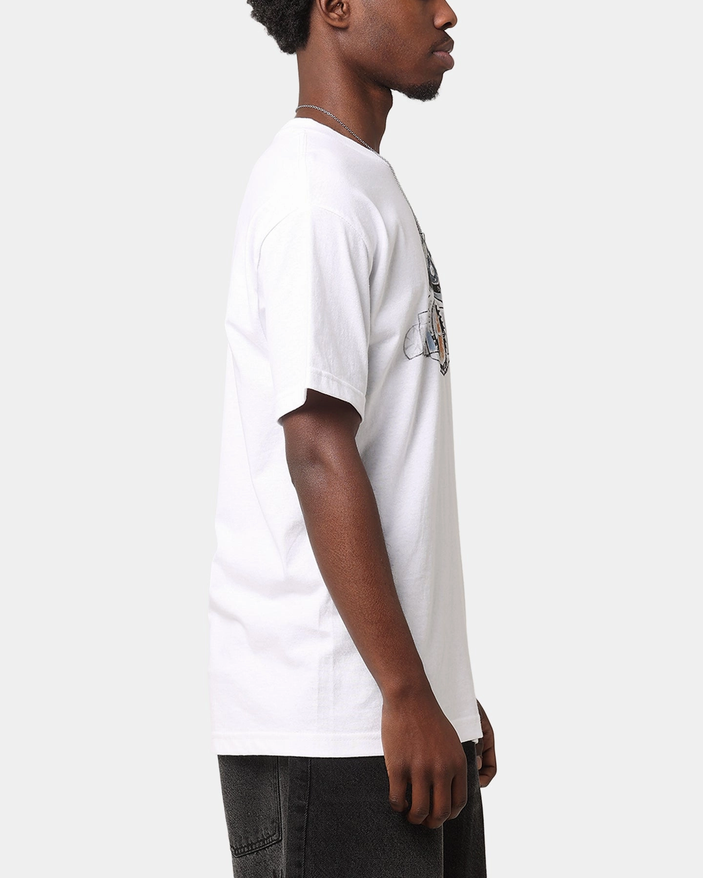 Secret Club Timepiece T-Shirt White Bohemian freedom