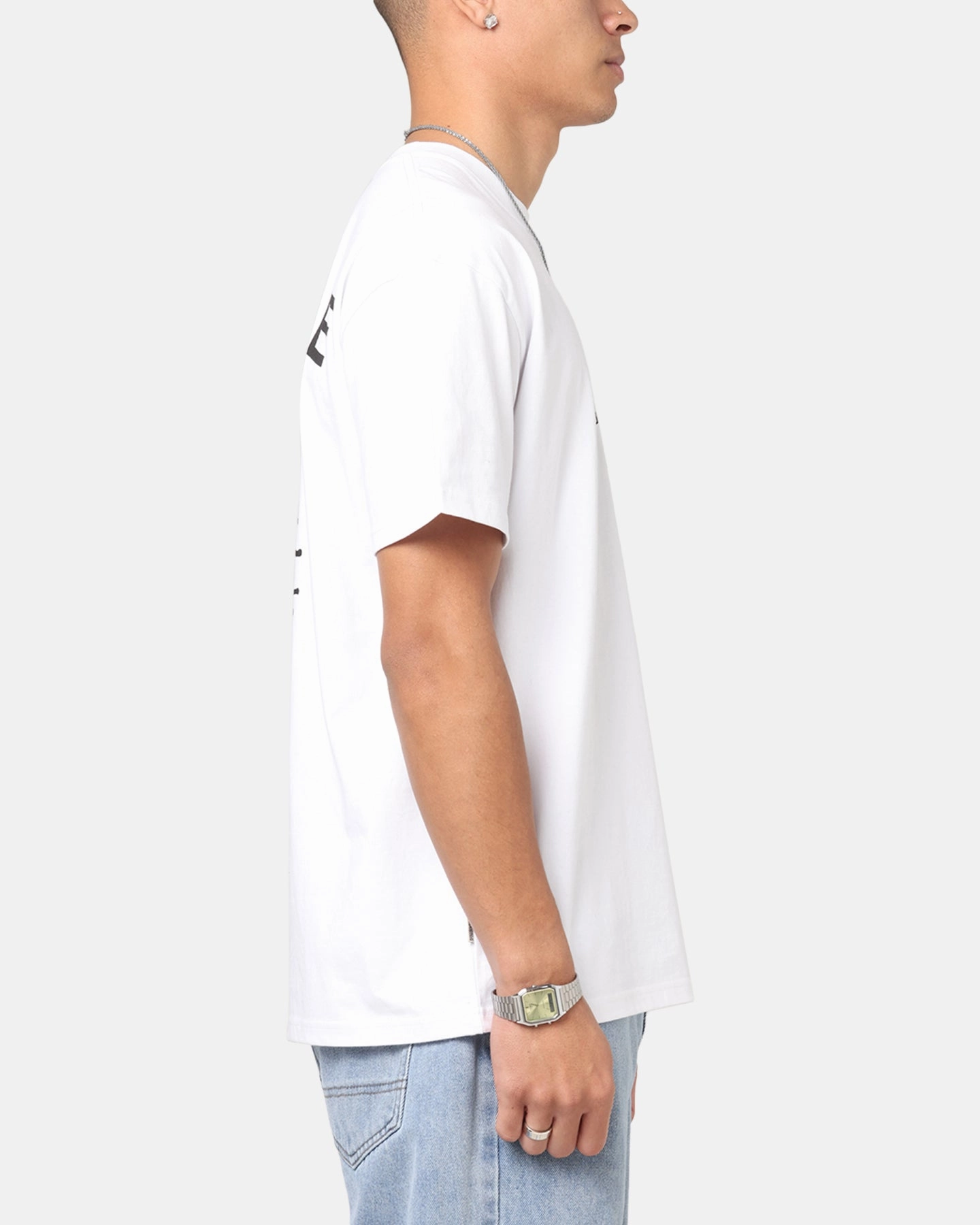 funky BreathableFabric S Double Cities T-Shirt White