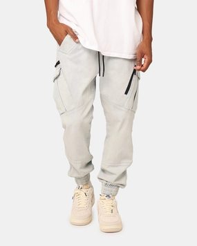 SmoothZipClosure HypoallergenicMaterial Carre Evolution XL Denim Cargo Jogger Light Blue